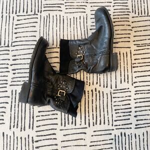 Jimmy Choo Black Studded Major Boots 9.5 / 40